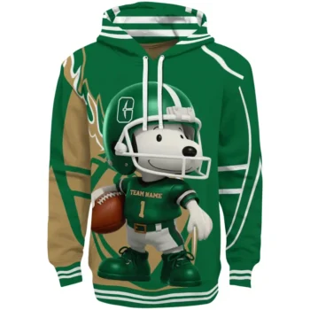 Charlotte 49ers Hoodie - Football Snoopy