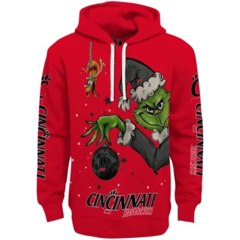 Cincinnati Bearcats Hoodie - Chirstmas Grinch