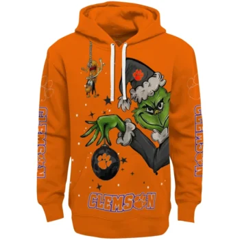Clemson Tigers Hoodie - Chirstmas Grinch