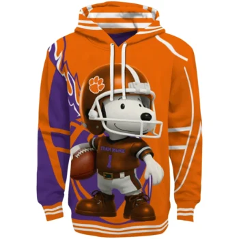 Clemson Tigers Hoodie - Football Snoopy