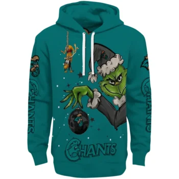 Coastal Carolina Chanticleers Hoodie - Chirstmas Grinch