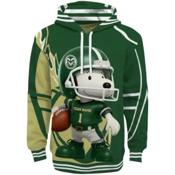 Colorado State Rams Hoodie - Football Snoopy