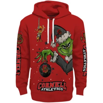 Cornell Big Red Hoodie - Chirstmas Grinch