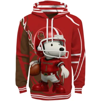 Cornell Big Red Hoodie - Football Snoopy