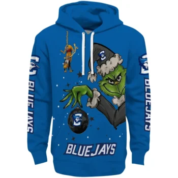 Creighton Bluejays Hoodie - Chirstmas Grinch