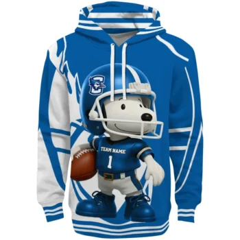Creighton Bluejays Hoodie - Football Snoopy