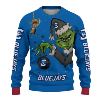 Creighton Bluejays Sweater - Grinch Stare
