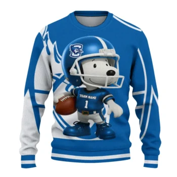 Creighton Bluejays Sweater - Helmet Snoopy