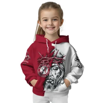 Custom Alabama Crimson Tide Jesus Tear Hoodie Top Rated