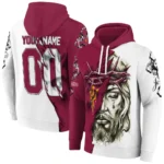 Custom Arizona State Sun Devils Jesus Tear Hoodie Best Selling