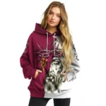 Custom Arizona State Sun Devils Jesus Tear Hoodie Best Selling