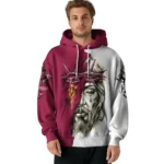 Custom Arizona State Sun Devils Jesus Tear Hoodie Best Selling