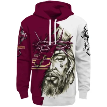 Custom Central Michigan Chippewas Jesus Tear Hoodie Best Selling