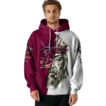 Custom Central Michigan Chippewas Jesus Tear Hoodie Best Selling