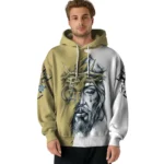 Custom Georgia Tech Yellow Jackets Jesus Tear Hoodie Best Selling