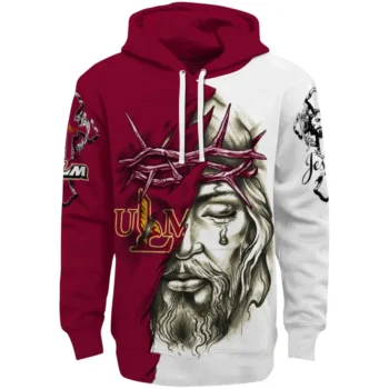Custom Louisiana Monroe Warhawks Jesus Tear Hoodie Best Selling