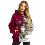 Custom Louisiana Monroe Warhawks Jesus Tear Hoodie Best Selling
