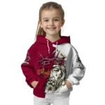 Custom Louisiana Monroe Warhawks Jesus Tear Hoodie Best Selling