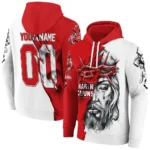 Custom Louisiana Ragin Cajuns Jesus Tear Hoodie Best Selling