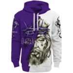 Custom Lsu Tigers Jesus Tear Hoodie Best Selling