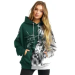 Custom Michigan State Spartans Jesus Tear Hoodie Best Selling