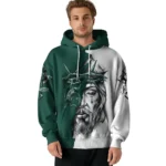 Custom Michigan State Spartans Jesus Tear Hoodie Best Selling