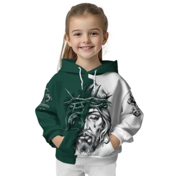 Custom Michigan State Spartans Jesus Tear Hoodie Top Rated