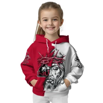 Custom Northern Illinois Huskies Jesus Tear Hoodie Top Rated