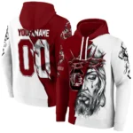 Custom South Carolina Gamecocks Jesus Tear Hoodie Best Selling