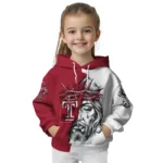 Custom Temple Owls Jesus Tear Hoodie Best Selling