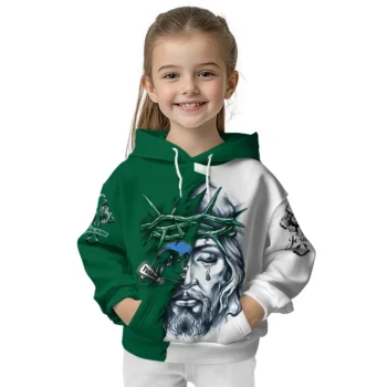 Custom Tulane Green Wave Jesus Tear Hoodie Top Rated