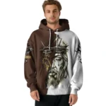 Custom Wyoming Cowboys Jesus Tear Hoodie Best Selling