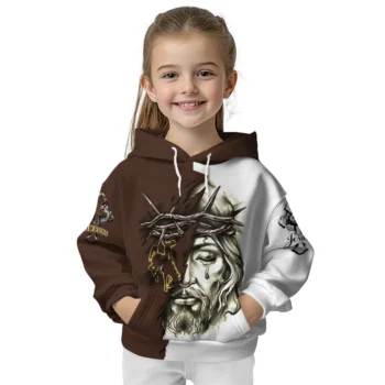 Custom Wyoming Cowboys Jesus Tear Hoodie Top Rated