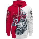 Customized Arizona Wildcats Jesus Tear Hoodie Best Selling