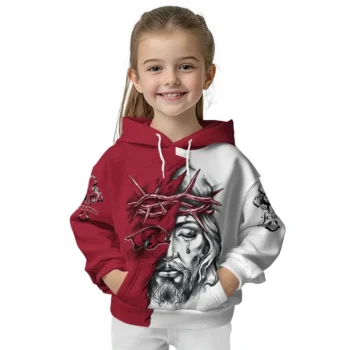 Customized Arkansas Razorbacks Jesus Tear Hoodie Top Rated