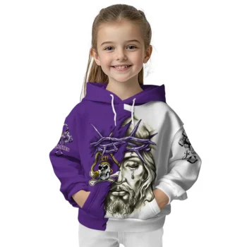 Customized East Carolina Pirates Jesus Tear Hoodie Top Rated