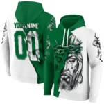 Customized Eastern Michigan Eagles Jesus Tear Hoodie Best Selling