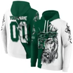 Customized Hawaii Rainbow Warriors Jesus Tear Hoodie Best Selling
