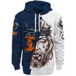 Customized Illinois Fighting Illini Jesus Tear Hoodie Best Selling