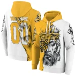 Customized Kennesaw State Owls Jesus Tear Hoodie Best Selling