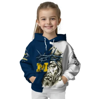 Customized Michigan Wolverines Jesus Tear Hoodie Top Rated