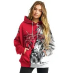 Customized Nebraska Cornhuskers Jesus Tear Hoodie Best Selling