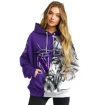 Customized Northwestern Wildcats Jesus Tear Hoodie Best Selling