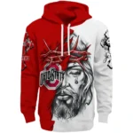 Customized Ohio State Buckeyes Jesus Tear Hoodie Best Selling