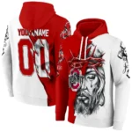 Customized Ohio State Buckeyes Jesus Tear Hoodie Best Selling