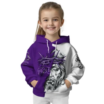 Customized Tcu Horned Frogs Jesus Tear Hoodie Top Rated