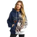 Customized Virginia Cavaliers Jesus Tear Hoodie Best Selling