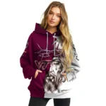 Customized Virginia Tech Hokies Jesus Tear Hoodie Best Selling