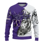 customized-washington-huskies-jesus-tear-sweater-best-selling