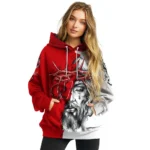 Customized Wisconsin Badgers Jesus Tear Hoodie Best Selling